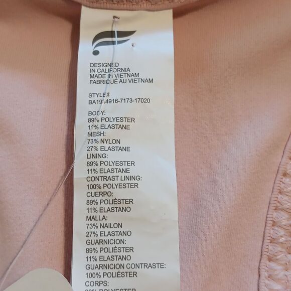 Fabletics Mila Medium Impact Sports Bra Athletic. Athleisure. Active. - Picture 8 of 11